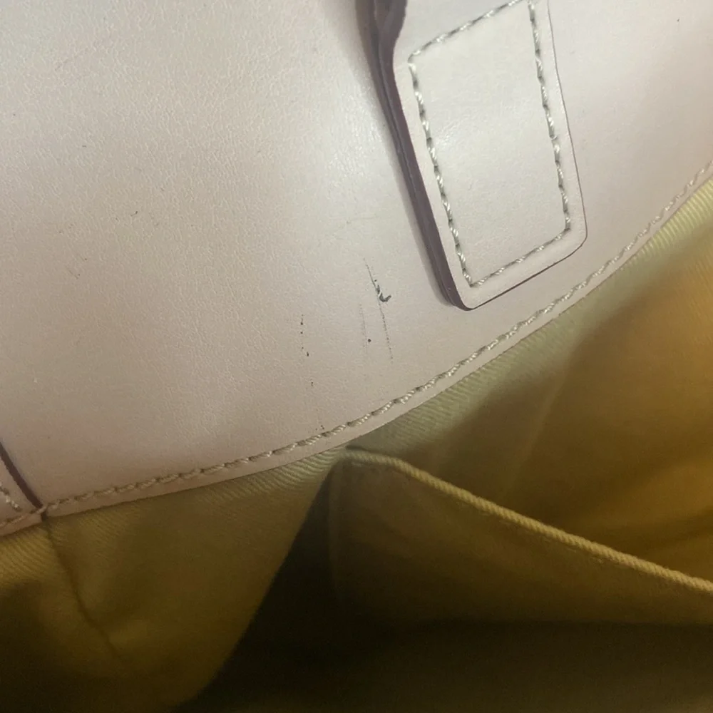 🇫🇷✨CHLOE✨Double Zip Laptop/Tote Rosewater Pink Leather with COA and Chloe dusty🌸 - Picture 9 of 15